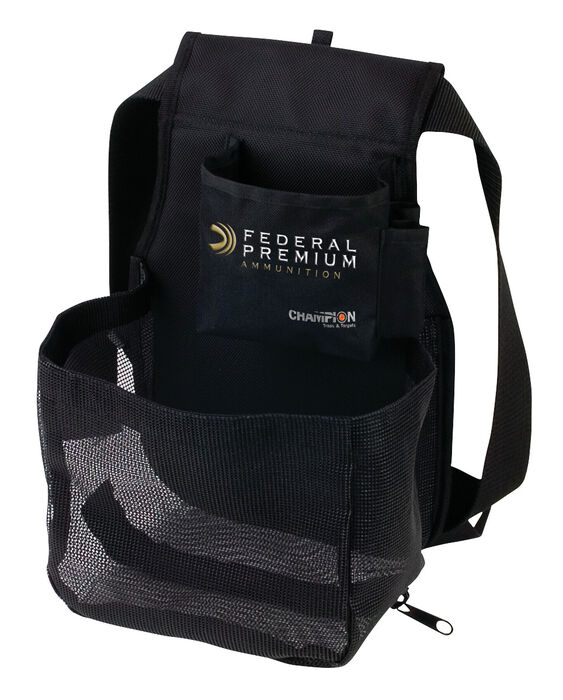 Trapshooting Shotgun Shell Pouch Nylon/Canvas Black