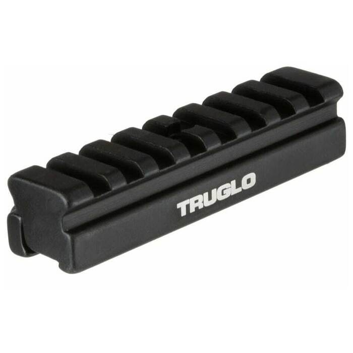 TRUGLO 1-Piece Scope Base Weaver Style Matte Black