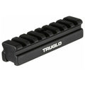 TRUGLO 1-Piece Scope Base Weaver Style Matte Black