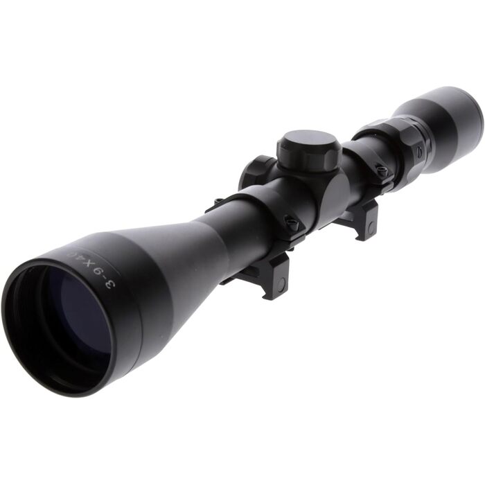 TRUGLO Buckline Rifle Scope 3-9x40mm BDC Reticle Black