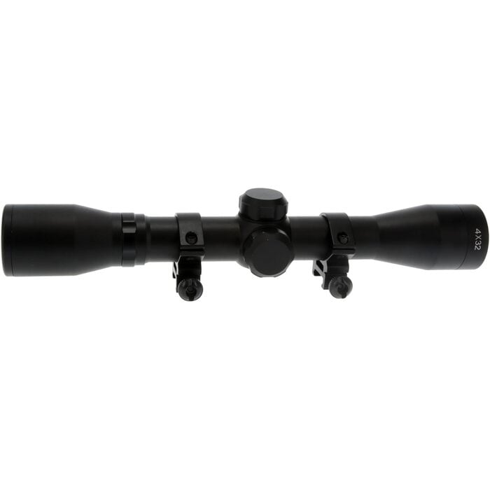 TRUGLO Buckline Rifle Scope 4x32mm Duplex Reticle Black