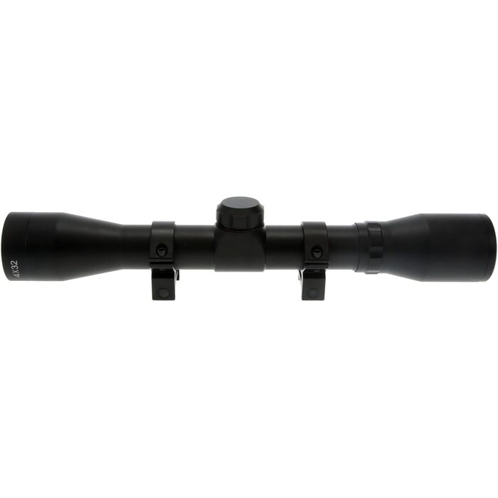 TRUGLO Buckline Rifle Scope 4x32mm Duplex Reticle Black
