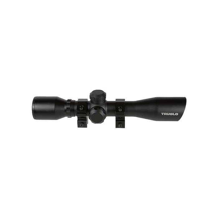TRUGLO Compact Rifle Scope 4x32mm Duplex Reticle Black