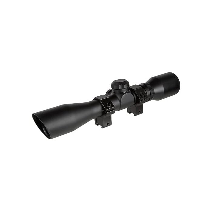 TRUGLO Compact Rifle Scope 4x32mm Duplex Reticle Black