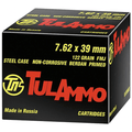 Tula Ammunition 7.62x39mm 122 Grain Full Metal Jacket Box of 40