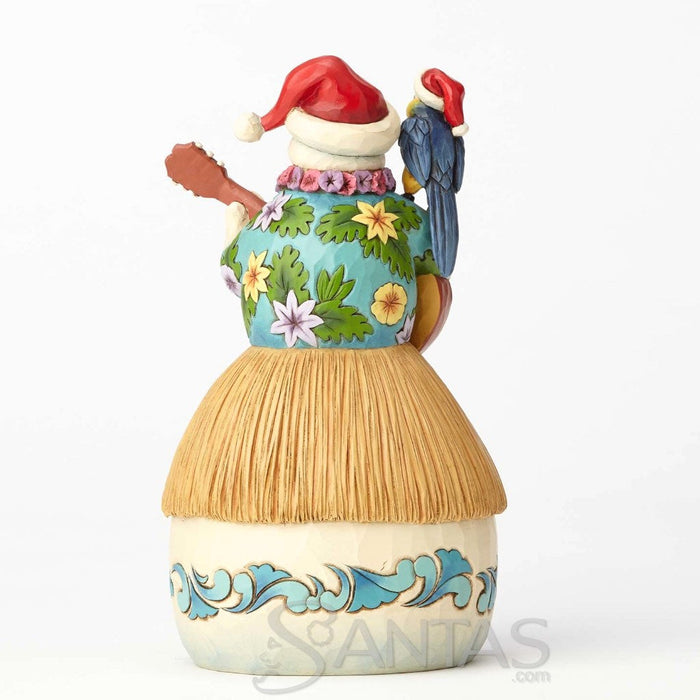 Unboxed - Jim Shore Margaritaville Tropical Snowman with Parrot and Guitar
