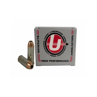Underwood Ammunition 10mm Auto 180 Grain Jacketed Hollow Point Box of 20