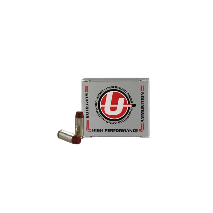 Underwood Ammunition 10mm Auto 220 Grain Hard Cast Flat Nose Box of 20