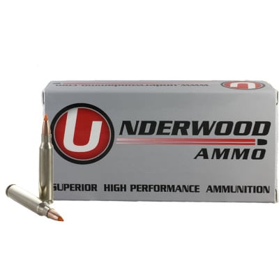 Underwood Ammunition 223 Remington 60 Grain Nosler Ballistic Tip Varmint Polymer Tipped Box of 20