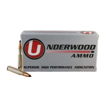 Underwood Ammunition 308 Winchester 110 Grain Varmageddon Polymer Tipped Flat Based Spitzer Box of 20