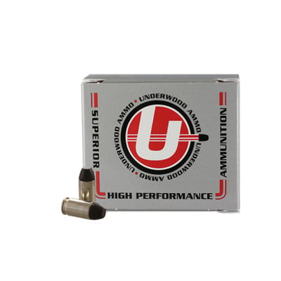 Underwood Ammunition 380 ACP 100 Grain Flat Nose Box of 20
