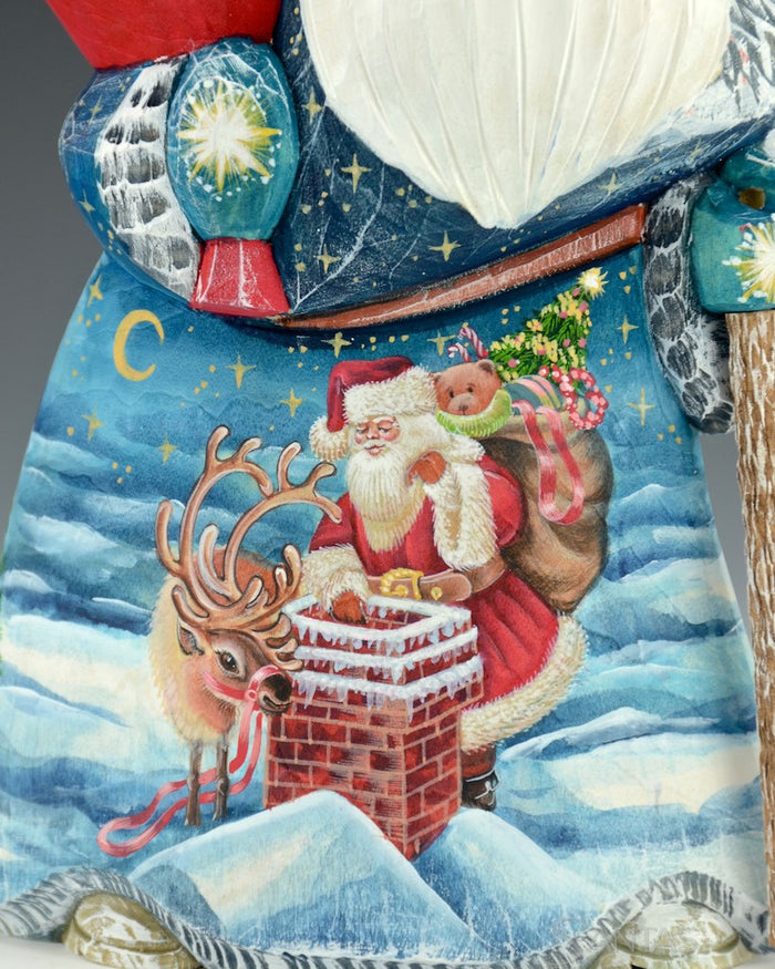 Up on The Rooftop Russian Santa