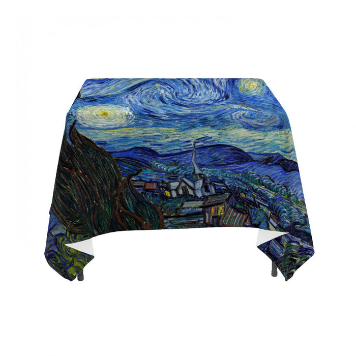 Vincent Van Gogh's "Starry Night", Linen Table Cloth