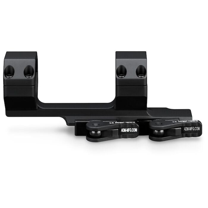 Vortex Optics Precision Quick-Release 1-Piece Cantilever Mount  Picatinny Style with Integral Rings Black