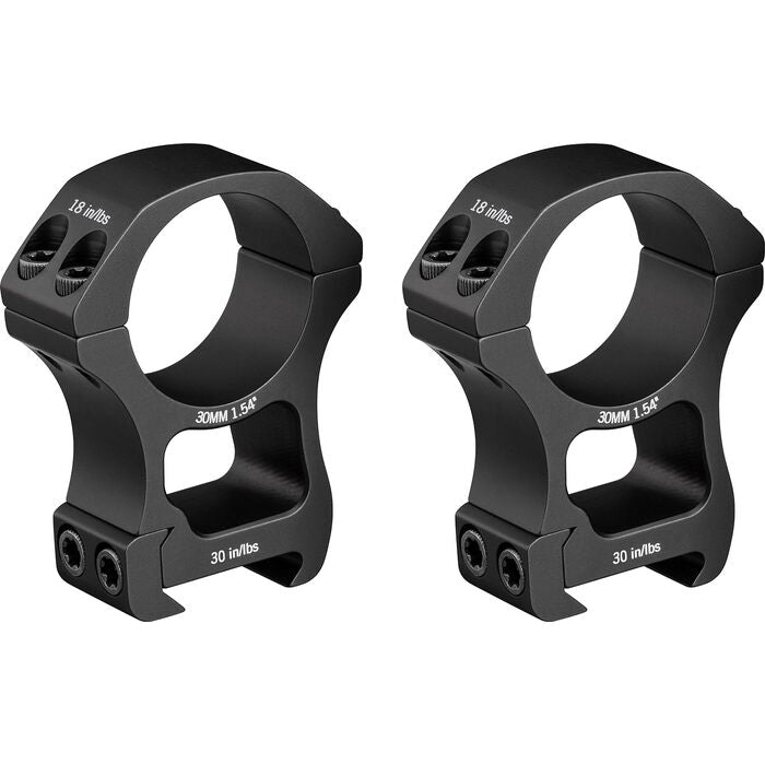 Vortex Optics Pro Ring Picatinny Scope Rings Matte Black 30mm Extra-High