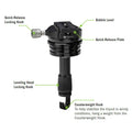 Vortex Optics Radian Level Tripod Head 30mm To 1"