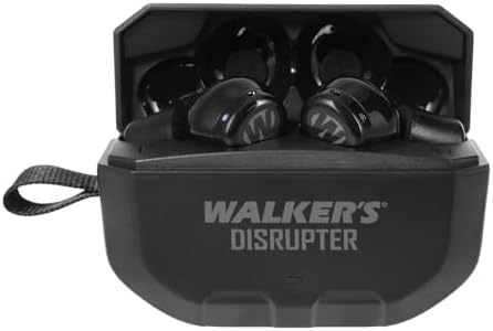 Walker's Disrupter Bluetooth Electronic Earplugs (NRR 24dB) Black