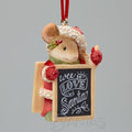 Wee Love Santa - Santa Mouse Ornament