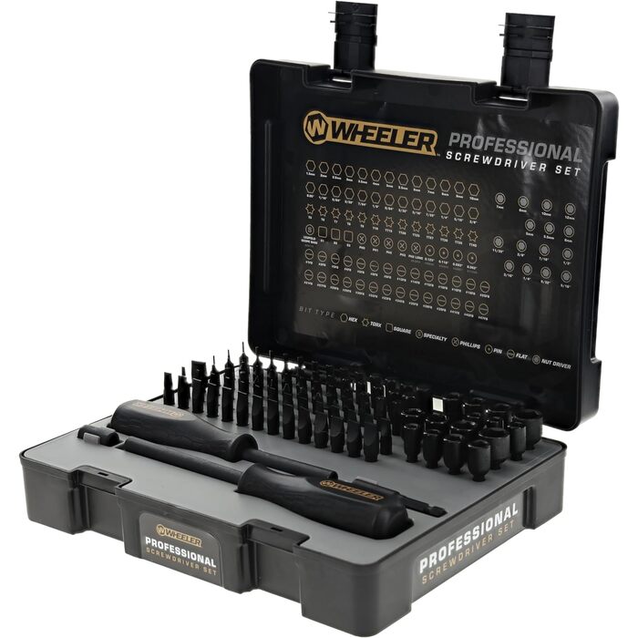 Wheeler 100-Piece Professional Screwdriver Set