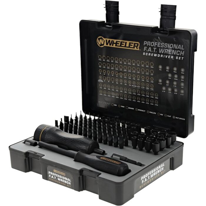 Wheeler 100-Piece Professsional F.A.T. Torque Wrench Screwdriver Set