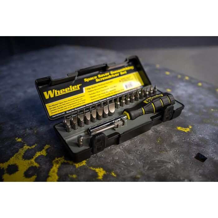 Wheeler 28-Piece Spacesaver Gunsmithing Screwdriver Set