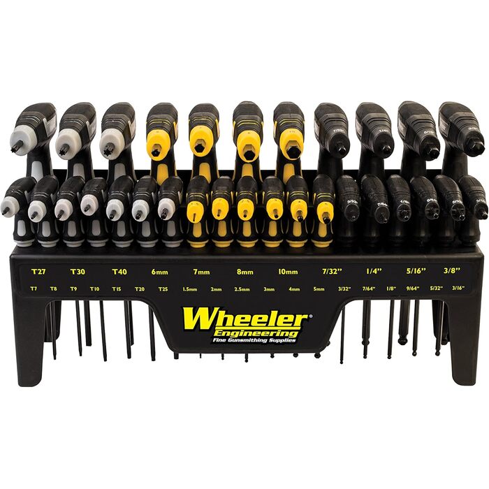 Wheeler 30-Piece P-Handle Screwdriver Set SAE, Metric, Hex, Torx
