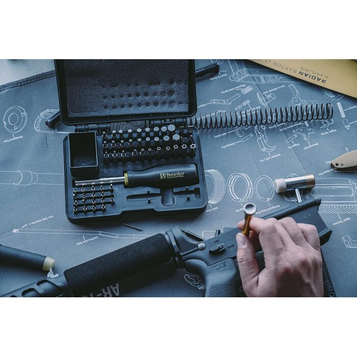Wheeler 55 Piece SAE, Metric, Hex, & Torx Screwdriver Set