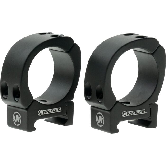 Wheeler Delta Series Sporter Weaver Style Scope Rings Matte Black 34mm Low