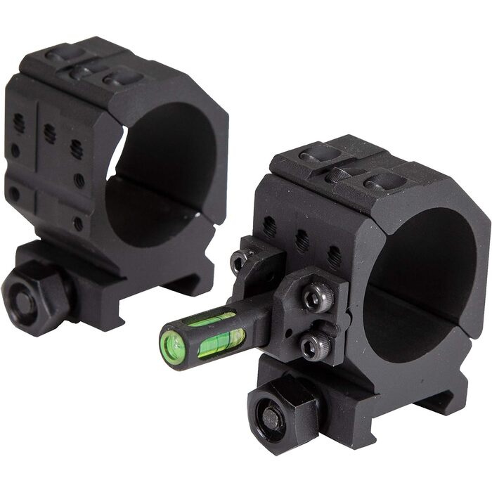 Wheeler Picatinny Scope Rings Matte Black 34mm Low