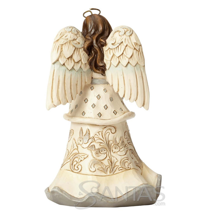 White Woodland Angel with Fawn - Creature Comforts