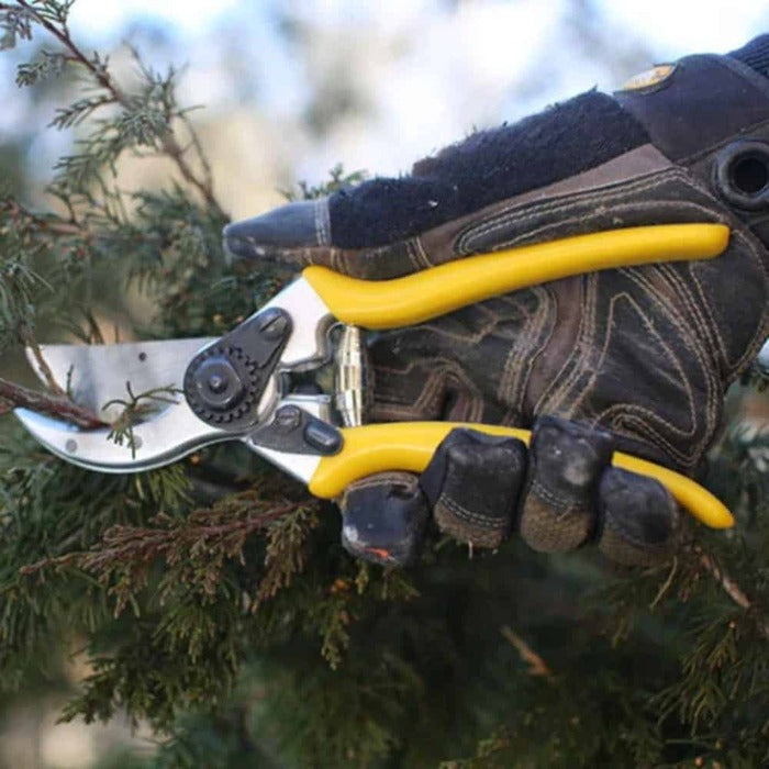 Wicked Tough Tree Gear Hand Pruner Yellow 11" Overall Length
