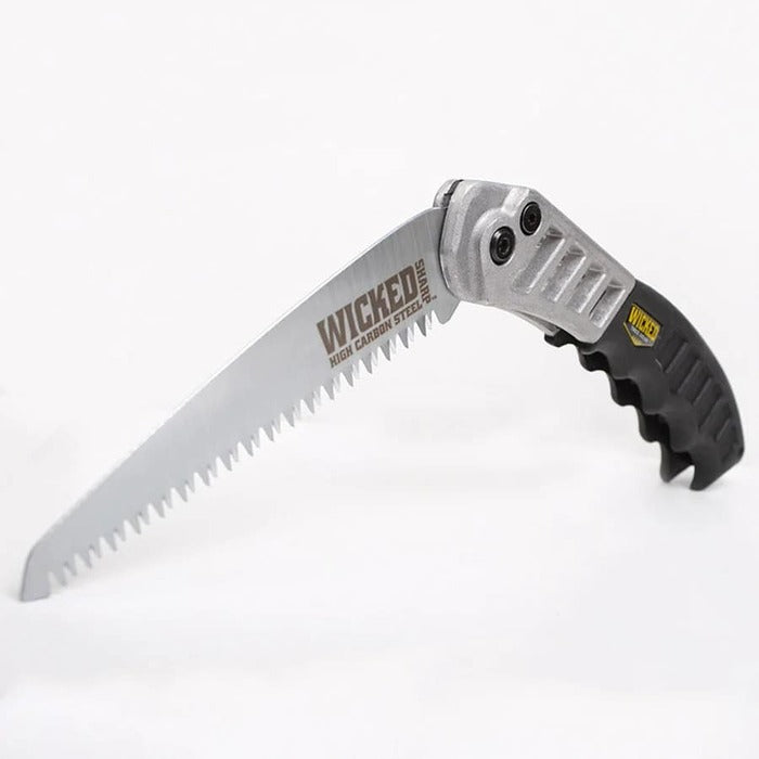 Wicked Tough Tree Gear Hand Saw 7" Blade Black 14.12" Overall Length