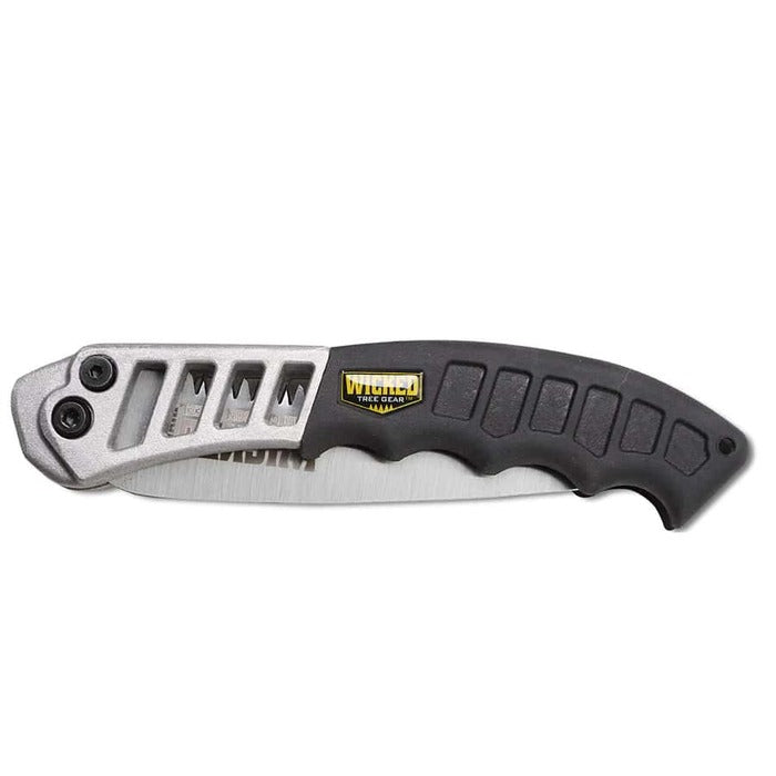 Wicked Tough Tree Gear Hand Saw 7" Blade Black 14.12" Overall Length