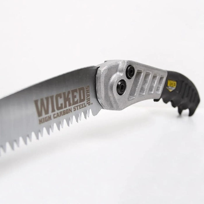 Wicked Tough Tree Gear Hand Saw 7" Blade Black 14.12" Overall Length