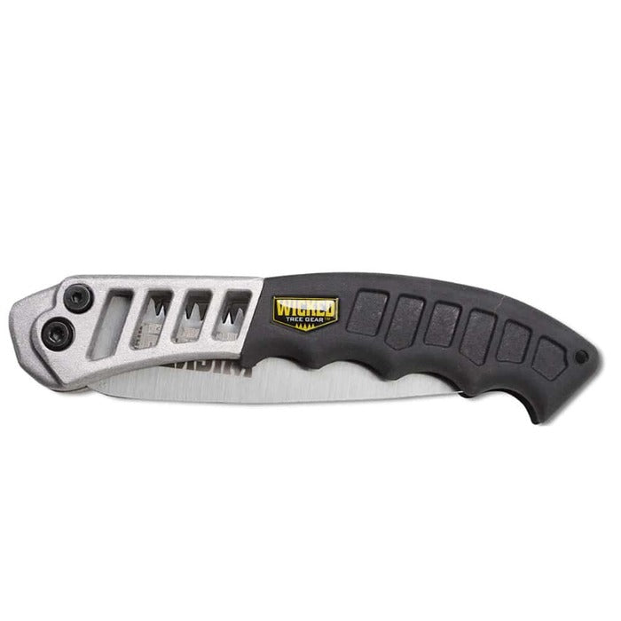Wicked Tough Tree Gear Hand Saw 7" Blade Yellow 11.8" Overall Length