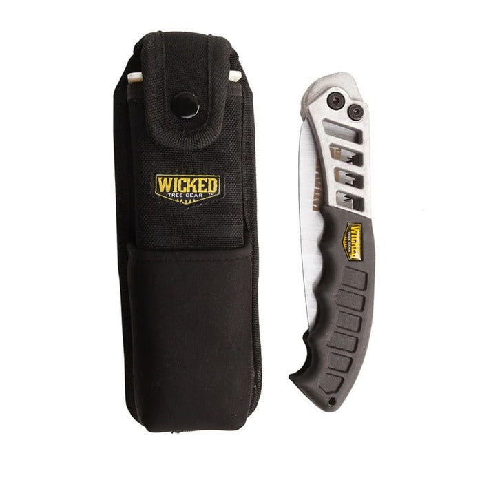 Wicked Tough Tree Gear Hand Saw 7" Blade Yellow 11.8" Overall Length