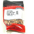 Winchester .308 / 30 147 Grain Full Metal Jacket-Boat Tail (100)