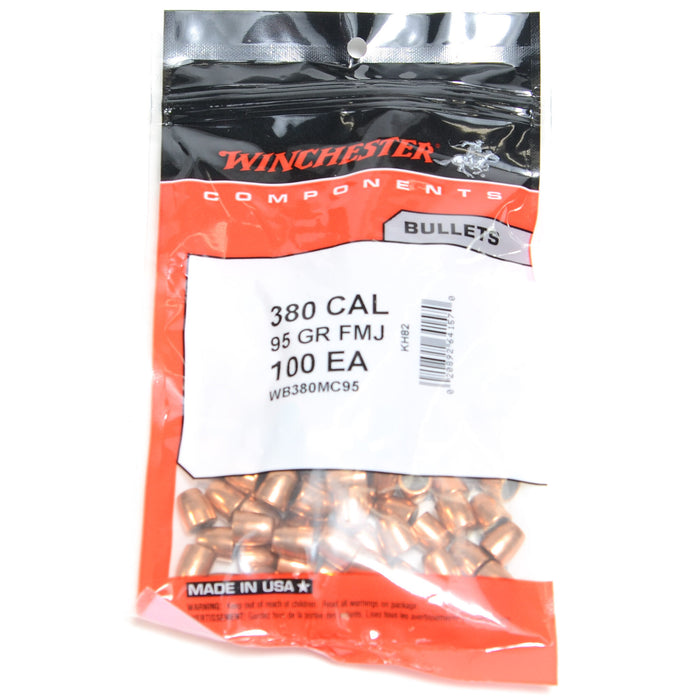 Winchester .356 / 380 95 Grain Full Metal Jacket (100)
