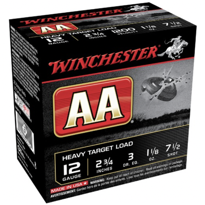 Winchester Ammunition 12 Gauge 2-3/4" 1-1/8 oz #7.5 Shot 25 Count