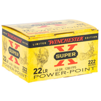 Winchester Ammunition 22 Long Rifle 40 Grain Hollow Point 222 Count