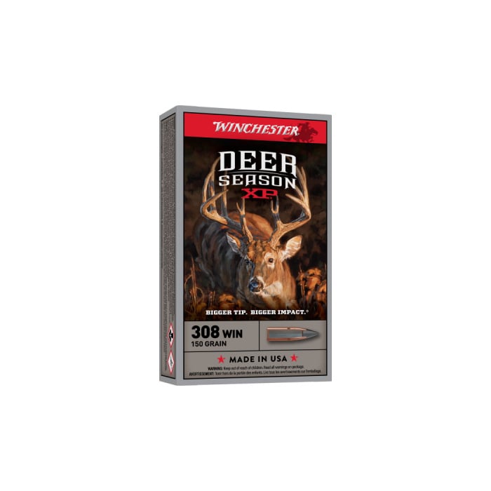 Winchester Ammunition 308 Winchester 150 Grain Extreme Point Polymer Tip 20 Count