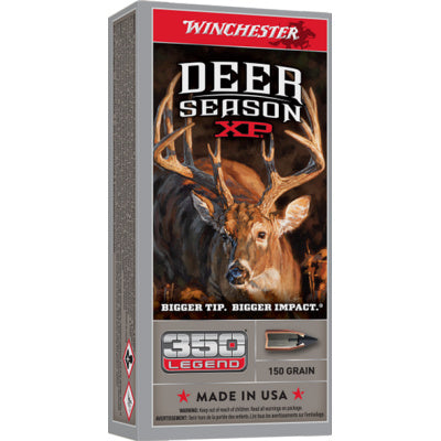 Winchester Ammunition 350 Legend 150 Grain Extreme Point Polymer Tipped 20 Count