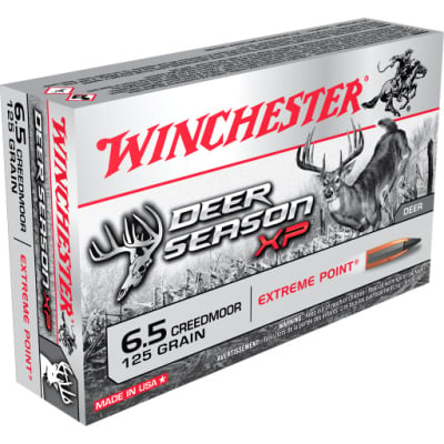 Winchester Ammunition 6.5 Creedmoor 125 Grain Full Metal Jacket 20 Count
