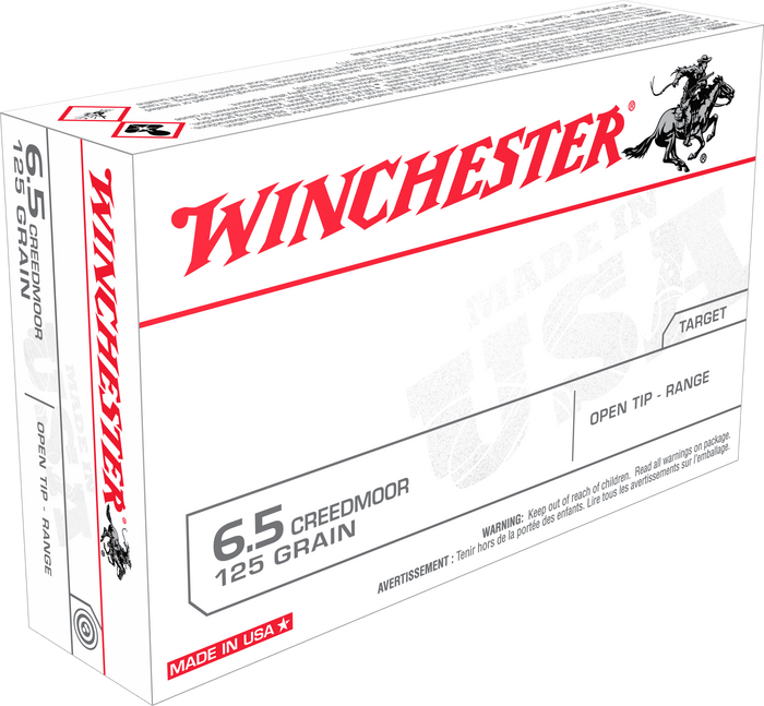Winchester Ammunition 6.5 Creedmoor 125 Grain Full Metal Jacket 20 Count