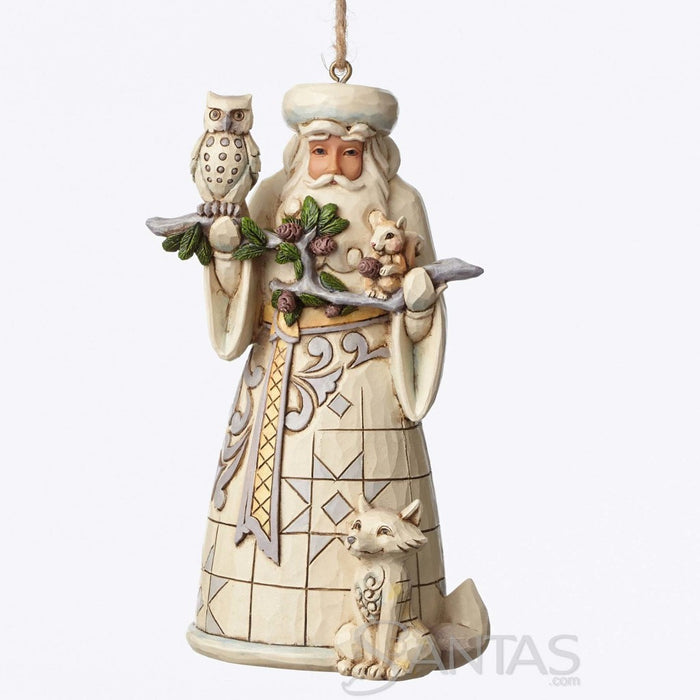 Woodland Santa Ornament by Jim Shore
