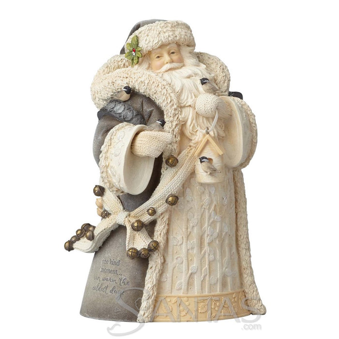 Woodland Santa with Bells and Birds