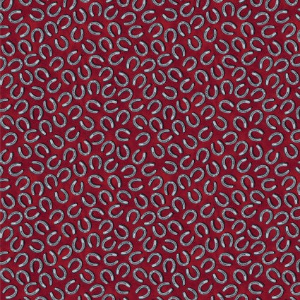 Yellowstone Tossed Horseshoes Cotton Fabric