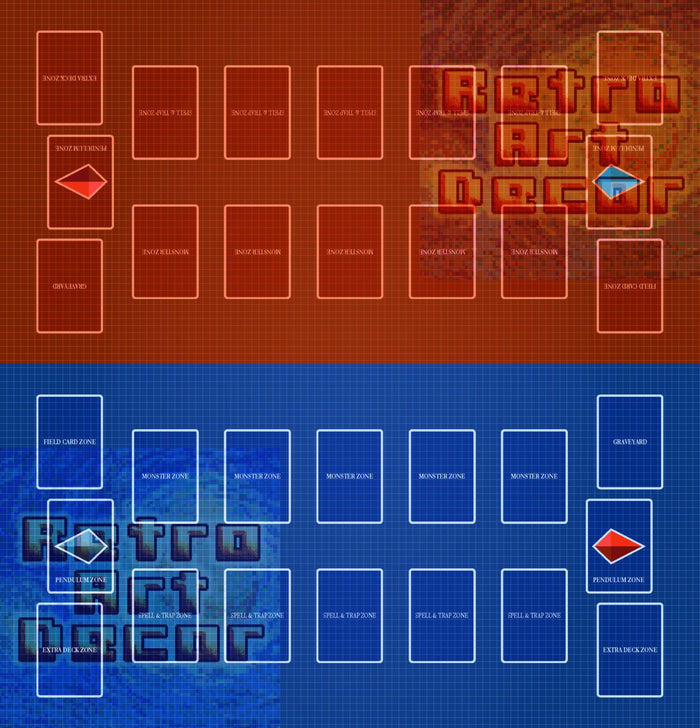 YGO TCG Two-Player Battle Mat (25" x 26")