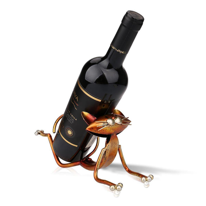 Yoga Cat Wine Bottle Holder