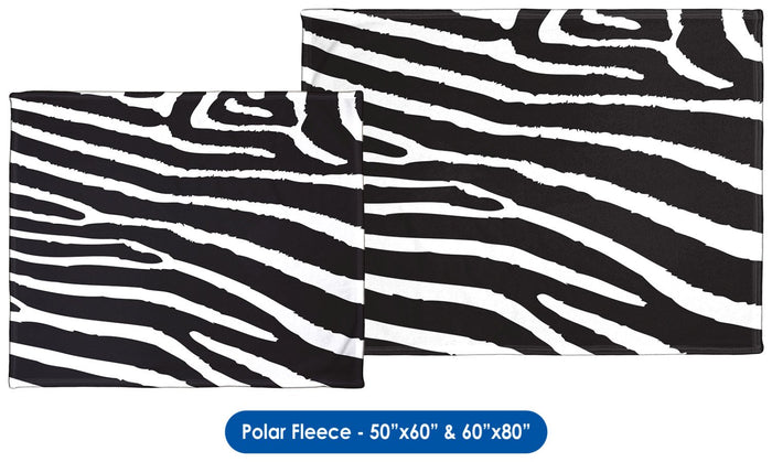 Zebra Stripes - Throw Blanket / Tapestry Wall Hanging